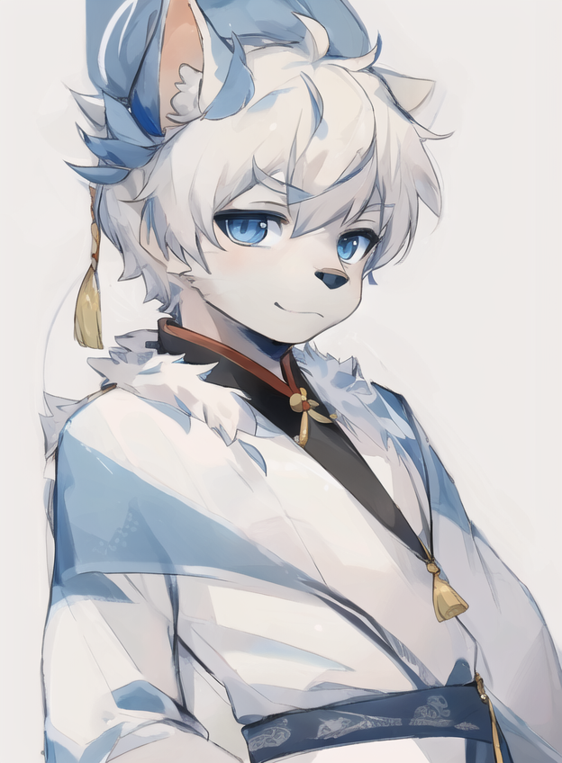 00087-1164733582-_lora_JW3_1_,jw3,_lora_tclz_20230816114745_0.7_,(1boy_1.2),male focus,solo,animal ears,blue eyes,(furry_1.2),tail,furry male,whi.png